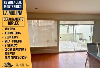 Departamento en  Residencial Monterrico, La Molina, Perú