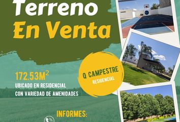 Lote de Terreno en  Q Residencial Campestre, Pocitos, Aguascalientes, México