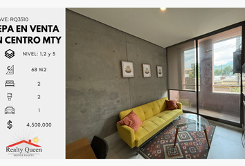 Departamento en  Juan Ignacio Ramón, Centro, Monterrey, Nuevo León, México