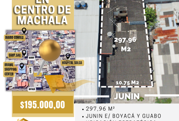 Terreno Residencial en  Junin & Boyacá, Machala, Ecuador