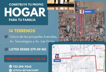 Lote de Terreno en  San Jerónimo Chicahualco, Metepec