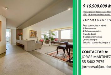 Departamento en  Bosques De La Reforma 1592, Bosques De Las Lomas, Ciudad De México, Cdmx, México
