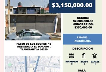 Casa en  El Dorado, Tlalnepantla De Baz