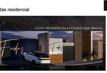 Lote de Terreno en  Cerro Del Vigía, Colinas De San Miguel, Culiacán, Sinaloa, México