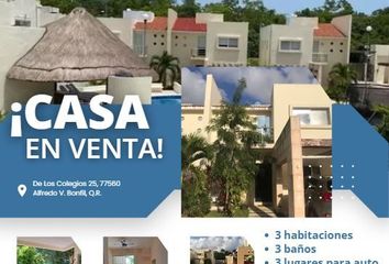 Casa en  De Los Colegios, Residencial Campestre, Alfredo V. Bonfil, Quintana Roo, México