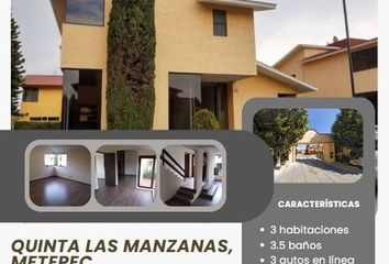 Casa en  Calle Josefa Ortiz De Domínguez, Quintas Las Manzanas, San Mateo, Metepec, Estado De México, México