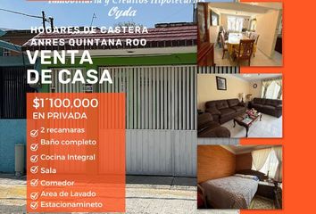 Casa en condominio en  Andrés Quintana Roo, Hogares De Castera, San Pablo De Las Salinas, Estado De México, México