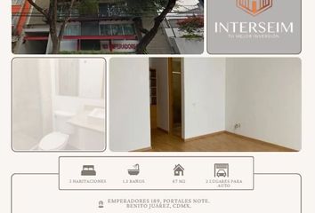 Departamento en  Avenida Emperadores 189, Portales Norte, Ciudad De México, Cdmx, México