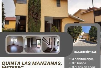 Casa en condominio en  Calle Josefa Ortiz De Domínguez 347, Quintas Las Manzanas, Coaxustenco, Metepec, Estado De México, México