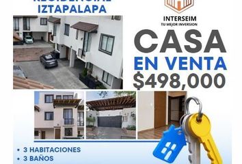 Casa en condominio en  Lutecia 42, Lomas Estrella 2da Sección, Ciudad De México, Cdmx, México