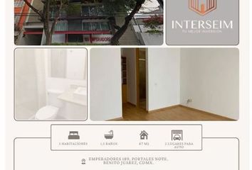 Departamento en  Avenida Emperadores 189, Portales Norte, Ciudad De México, Cdmx, México