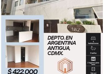 Departamento en  Cerrada Lago Caneguin 182, Argentina Antigua, Ciudad De México, Cdmx, México