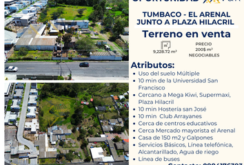 Terreno Comercial en  Tumbaco, Quito