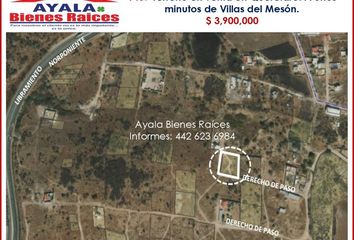 Lote de Terreno en  Fraccionamiento Cumbres Del Lago, Municipio De Querétaro