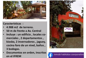 Lote de Terreno en  Santa Cruz De Arriba, Texcoco