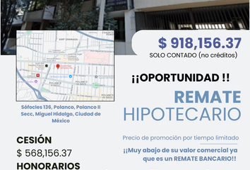 Departamento en  Sófocles 136, Polanco, Polanco Ii Secc, Ciudad De México, Cdmx, México