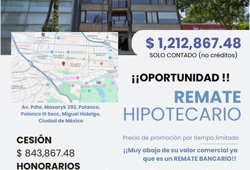 Departamento en  Av. Pdte. Masaryk 392, Polanco, Polanco Iii Secc, Ciudad De México, Cdmx, México