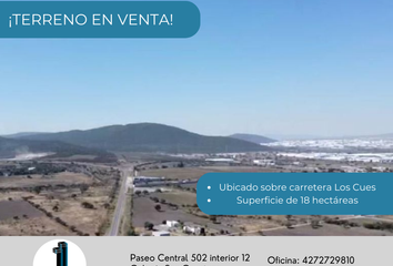 Lote de Terreno en  Carretera Los Cués-huimilpan, Los Cues, Huimilpan, Querétaro, 76970, Mex