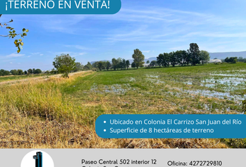 Lote de Terreno en  El Carrizo, San Juan Del Río, San Juan Del Río, Querétaro