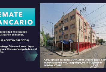 Departamento en  Calz. Ignacio Zaragoza 3044, Zona Urbana Ejidal Santa Martha Acatitla Nte., 09140 Ciudad De México, Cdmx, México