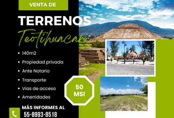 Casa en fraccionamiento en  Teotihuacán, Estado De México