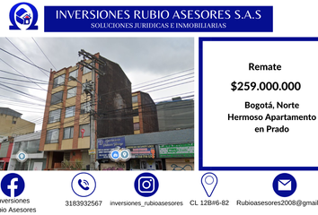 Apartamento en  Calle 138, Prado Pinzon, Bogotá, Distrito Capital, Col