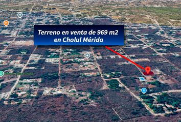 Lote de Terreno en  Calle 20, Cholul, Mérida, Yucatán, 97305, Mex