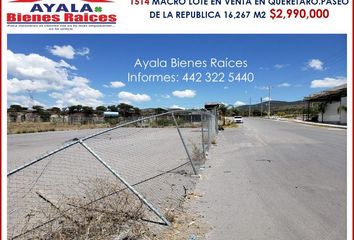 Lote de Terreno en  Colonia Jurica, Municipio De Querétaro