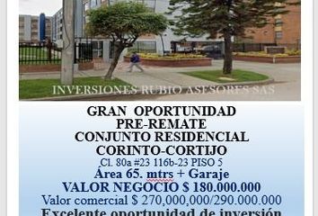 Apartamento en  Calle 80a #116b-23, Engativá, Cundinamarca, Colombia