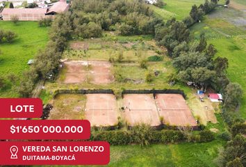 Lote de Terreno en  El Carmen, Duitama