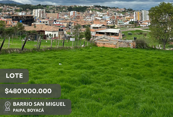 Lote de Terreno en  Paipa, Boyacá