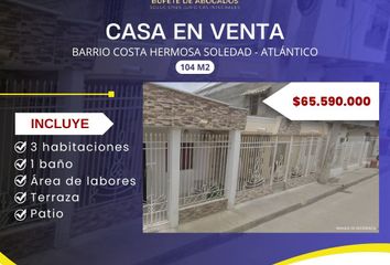 Casa en  Costa Hermosa, Soledad