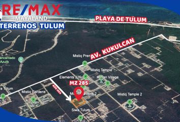 Lote de Terreno en  77766, Tulum, Quintana Roo, Mex