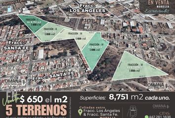 Lote de Terreno en  Santa Fe, Morelia, Morelia, Michoacán