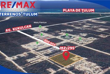 Lote de Terreno en  77766, Tulum, Quintana Roo, Mex