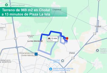 Lote de Terreno en  Calle 20, Cholul, Mérida, Yucatán, 97305, Mex