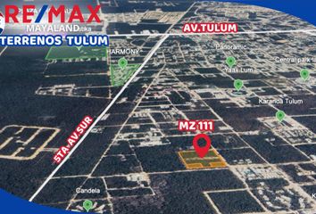 Lote de Terreno en  77766, Tulum, Quintana Roo, Mex