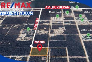 Lote de Terreno en  77766, Tulum, Quintana Roo, Mex