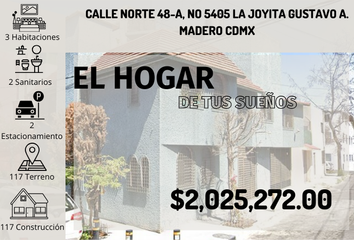 Casa en  Norte 48-a 5405, La Joyita, Ciudad De México, Cdmx, México