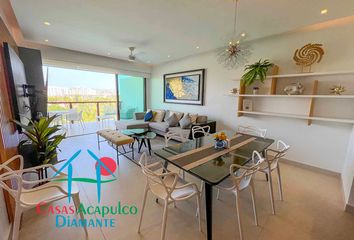 Departamento en  La Isla Residences, Costera De Las Palmas Lt H-10, Playa Diamante, Aeropuerto, Acapulco, Guerrero, México