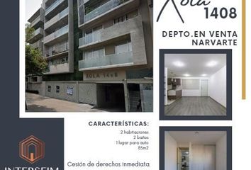 Departamento en  Xola 1408, Narvarte Poniente, Ciudad De México, Cdmx, México