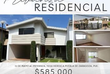 Casa en condominio en  15 De Mayo, Privanza, Puebla De Zaragoza, Puebla, México