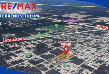 Lote de Terreno en  77766, Tulum, Quintana Roo, Mex