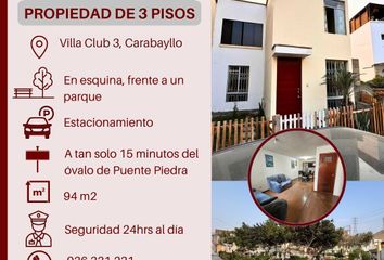 Casa en  Villa Club 3, Carabayllo, Perú