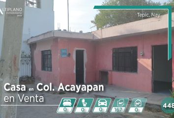 Casa en  Acayapan, Tepic, Nayarit, México