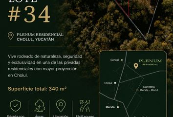 Lote de Terreno en  Cholul, Mérida, Yucatán, Mex