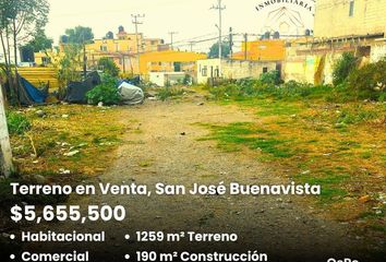 Lote de Terreno en  San Jose Buenavista, Cuautitlán Izcalli, Estado De México, México