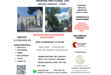Departamento en  Avenida Marina Nacional 200, Anáhuac I Sección, Ciudad De México, Cdmx, México