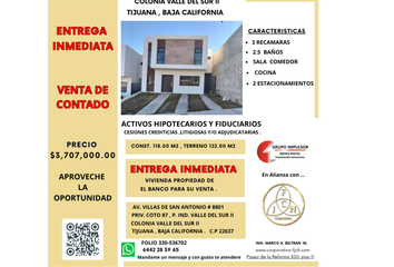 Casa en  Villas De San Antonio 8801, Valle Del Sur 2, Tijuana, Baja California, México