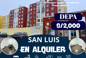 Departamento en  San Luis, Lima